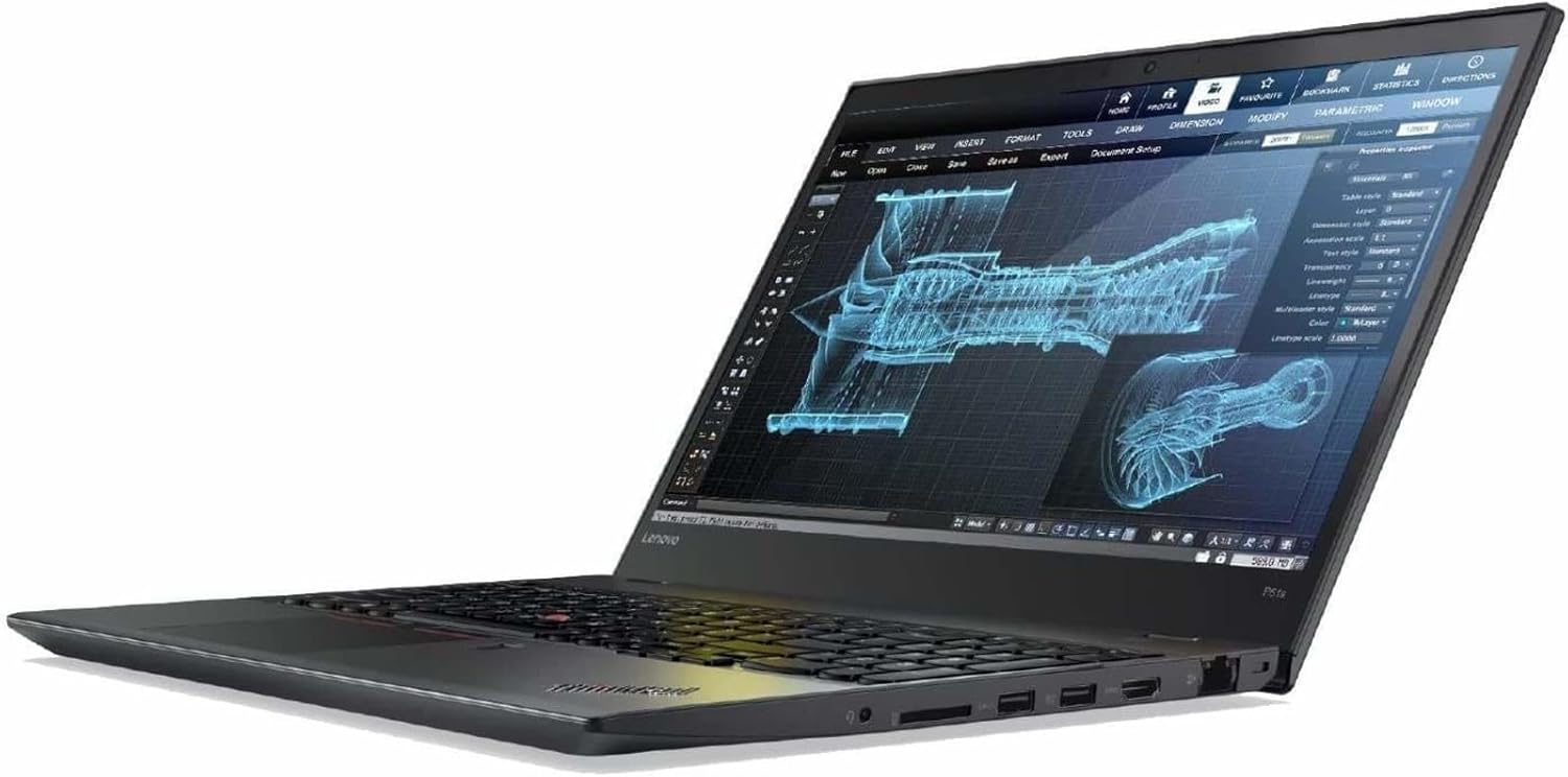 1750152267_61f73dkD04L._AC_SL1500_.jpg Lenovo ThinkPad P51s Workstation Laptop | 15.6" 1920x1080 FHD | Core i7-7500U - 512GB SSD Hard Drive - 16GB RAM | 2 cores @ 3.5 GHz Win 10 Pro Black - Image 1