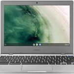 SAMSUNG Electronics Chromebook 4  11.6" Intel UHD Graphics 600, Celeron Processor N4020, 4GB, 32GB, Wi-Fi - Platinum Titan (XE310XBA-KC1US)