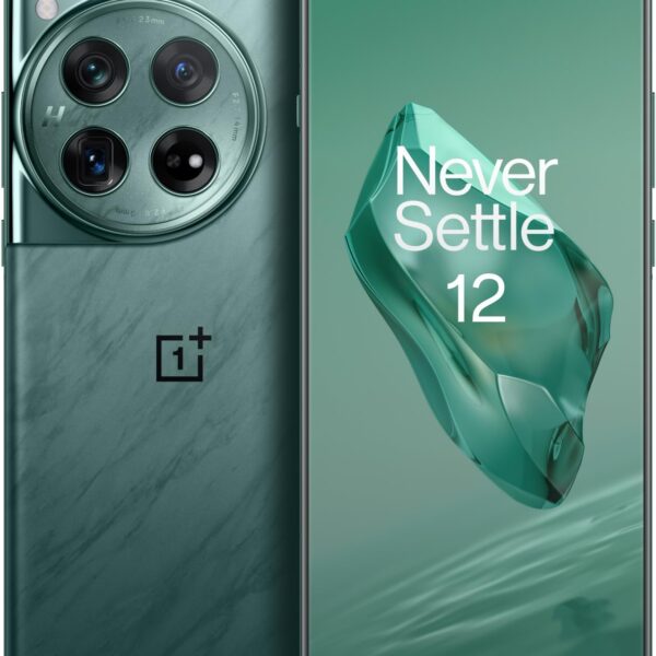 OnePlus 12,16GB RAM+512GB,Dual-SIM,Unlocked Android Smartphone,Supports 50W Wireless Charging,Latest Mobile Processor,Advanced Hasselblad Camera,5400 mAh Battery,2024,Flowy Emerald