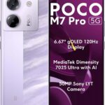 Poco M7 Pro 5G (256GB + 8GB) 50MP Dual Sony Camera 6.67" 120Hz Octa Core
