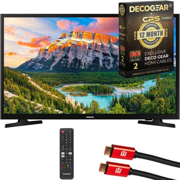 SAMSUNG UN32N5300AFXZA 32 inch 1080p Smart LED TV Black Bundle