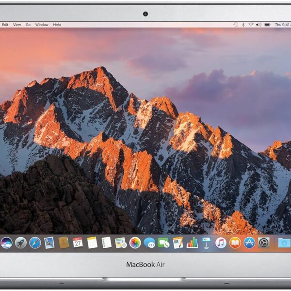 Apple MacBook Air with Intel Core i5, 1.6GHz, (13-inch, 4GB,128GB SSD) - Silver (Renewed)